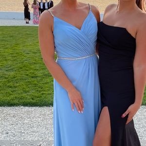 Blue Bridesmaid/Prom dress